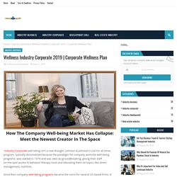 Wellness Industry Corporate 2019