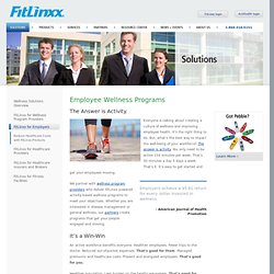 Company Wellness Programs, Company Wellness, Employer Wellness