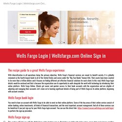 Wells Fargo Login