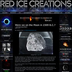 Were we on the Moon in 2309 B.C.?