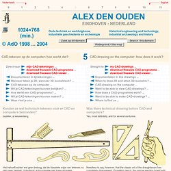 CAD-tekenen: 2D werktekeningen en 3D isometrisch, exploded views / CAD-drawing: 2D working drawings and 3D isometric, exploded views