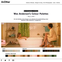 Wes Anderson's Colour Palettes