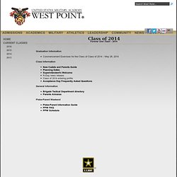 West Point Classes - 2014