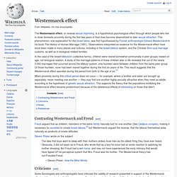 Westermarck effect