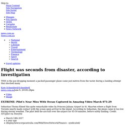WestJet: Flight was three seconds from disaster