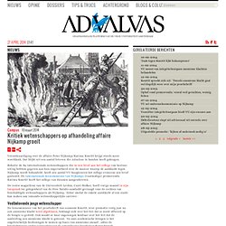 advalvas: Kritiek wetenschappers op afhandeling affaire Nijkamp groeit