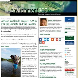 African Wetlands Project: A Win For the Climate and the People? by Winifred Bird: Yale Environment 360