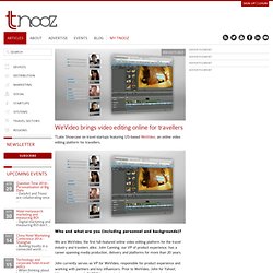 WeVideo brings video editing online for travellers