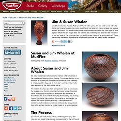 Susan and Jim Whalen pottery at MudFire Gallery