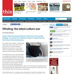 Whaling: the latest culture war : This Magazine // Canadian progressive politics, environment, art, culture // Subscribe today