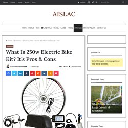 What Is 250w Electric Bike Kit? It’s Pros & Cons