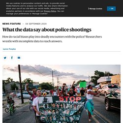 What the data say about police shootings