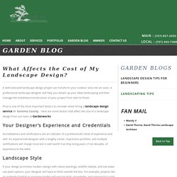 What Affects the Cost of My Landscape Design?