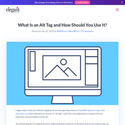 What Is an Alt Tag and How Should You Use It?
