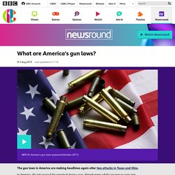 Santa Fe attack: America's gun laws explained - CBBC Newsround