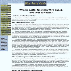 What is American Wire Gage (AWG), and Why Does it Matter?