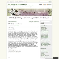 The Knowing Angels Blog