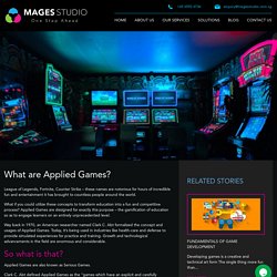 What are Applied Games?