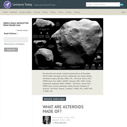 What Are Asteroids Made Of?