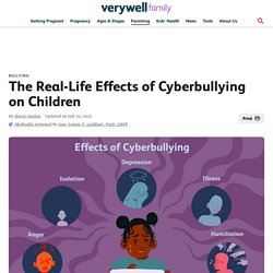 What Are the Effects of Cyberbullying?