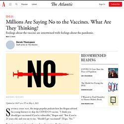 What Are No-Vaxxers Thinking?