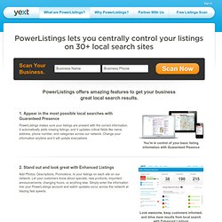 What are PowerListings?