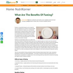 What Are The Benefits Of Fasting?