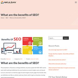 What are the benefits of SEO?