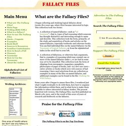 What are the Fallacy Files?