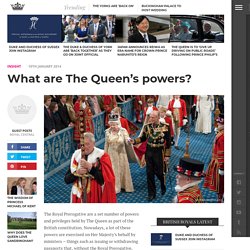 What are The Queen’s powers?