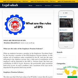 What are the rules of EPS