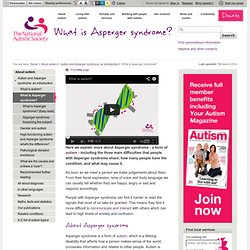 What is Asperger syndrome?