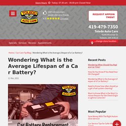 What is the Average Lifespan of a Car Battery?
