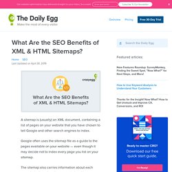 What Are the SEO Benefits of XML & HTML Sitemaps?