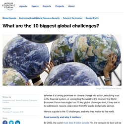 What are the 10 biggest global challenges?