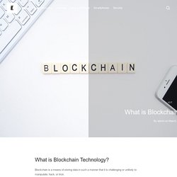 What is Blockchain Technology? – Let's Tech