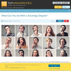 Careers with a Sociology degree