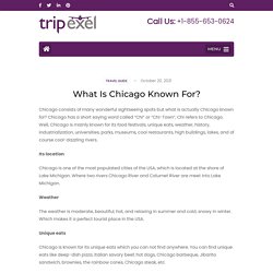 What Is Chicago Known For? (Places to in Chicago)