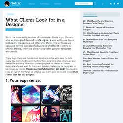 What Clients Look for in a Designer