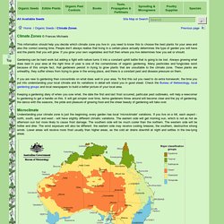 What climate zone is my garden in