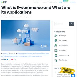 What is E-commerce and What are its Applications