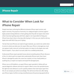 What to Consider When Look for iPhone Repair – iPhone Repair