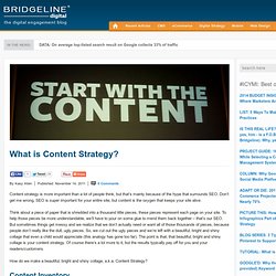 What is Content Strategy?