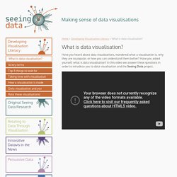 What is data visualisation? - Seeing Data