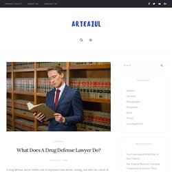 What Does A Drug Defense Lawyer Do? - Arteazul