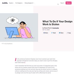 What To Do If Your Design Work Is Stolen