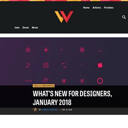 What's New for Designers, January 2018