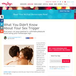 What You Didn't Know About Your Sex Trigger - MySign