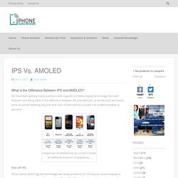 What is the difference between IPS and AMOLED