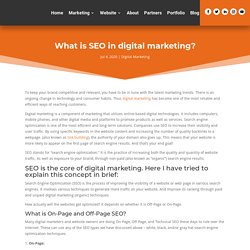 What is SEO in digital marketing? - The Digital Peeps